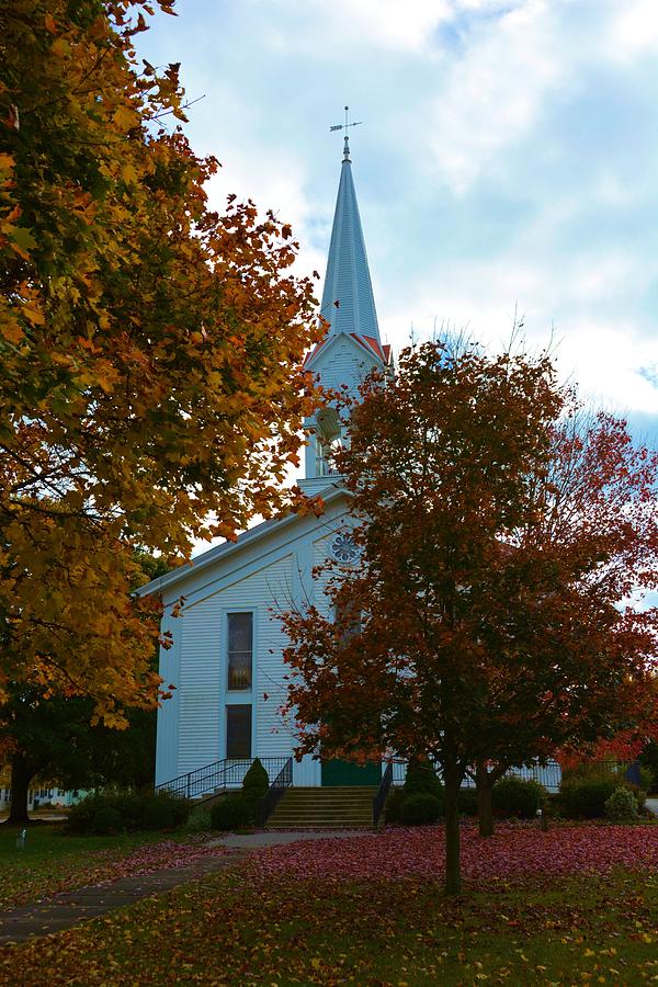 New England Church Photograph by Nancy Jenkins - Fine Art America