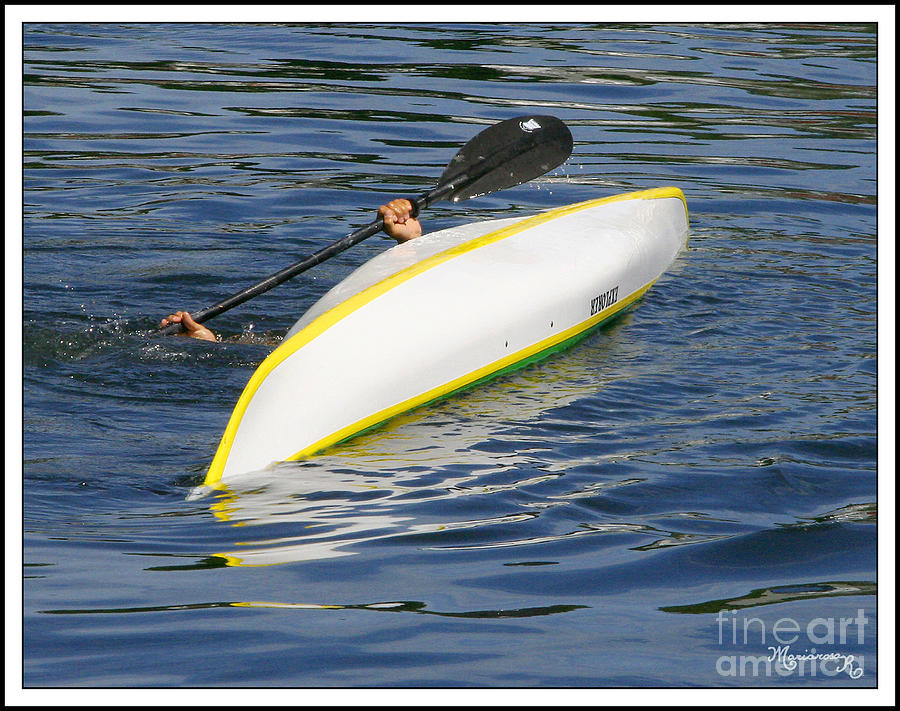Needs Remedial Kayaking 101 Photograph by Mariarosa Rockefeller