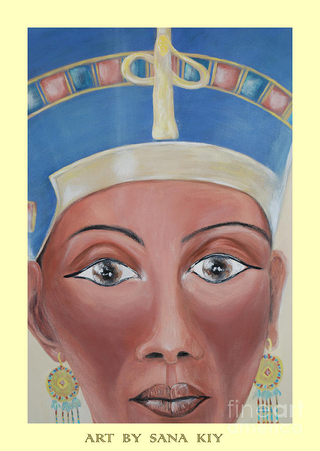 Nefertiti. The Beautiful One Has Come Painting by Oksana Semenchenko
