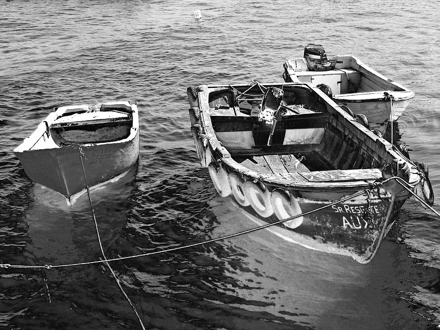 Boat Photograph - Negative by Emada Photos