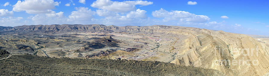 Negev Desert landscape Photograph by Gady Cojocaru