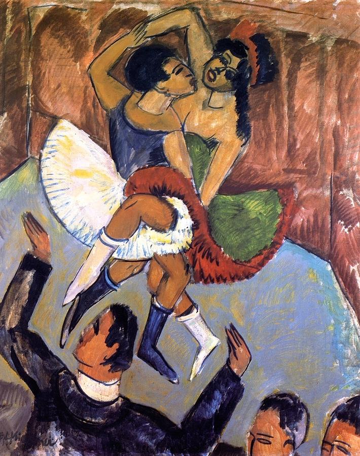 Ernst Ludwig Kirchner Painting - Negro Dance by Ernst Ludwig Kirchner