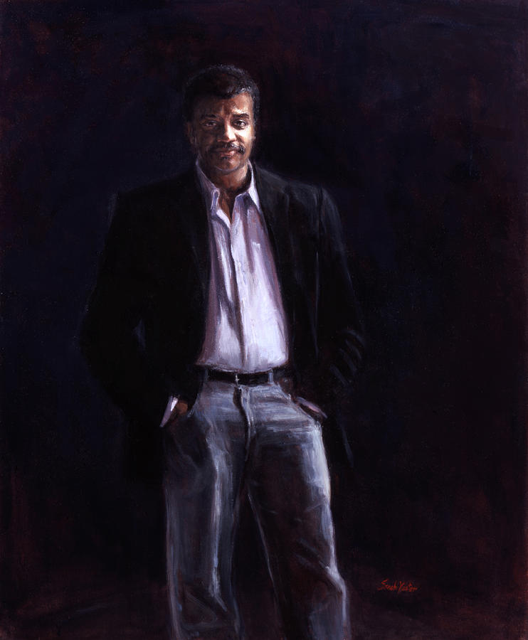 Planet Painting - Neil DeGrasse Tyson by Sarah Yuster