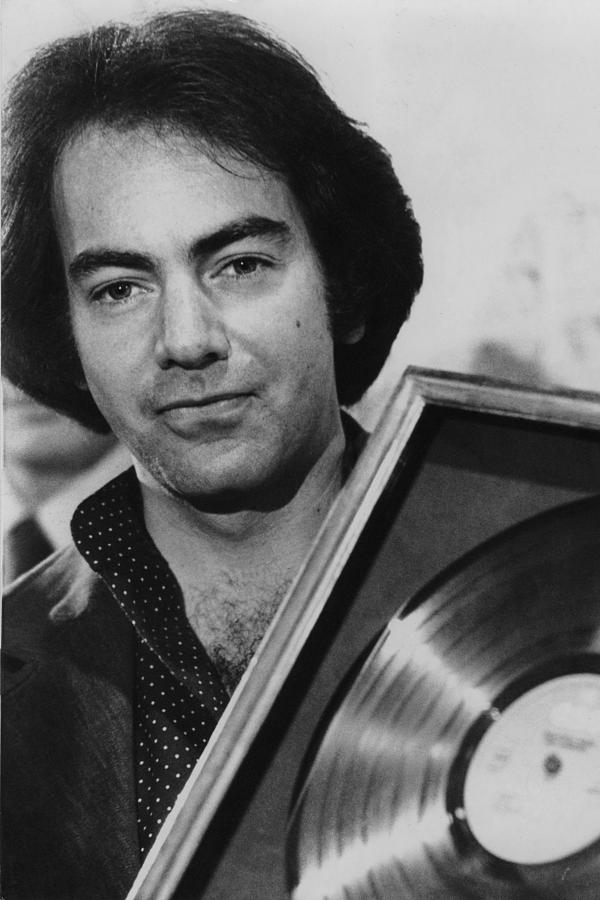 Neil Diamond with gold record Photograph by Jurgen Lorenzen