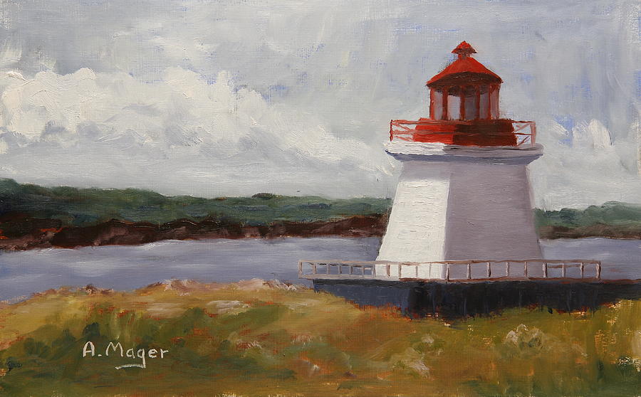 Neil's Harbor Painting by Alan Mager - Fine Art America