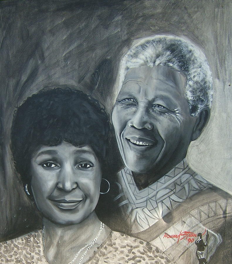 Nelson and Winnie Painting by Howard Stroman Nelson and Winnie Painting by Howard Stroman