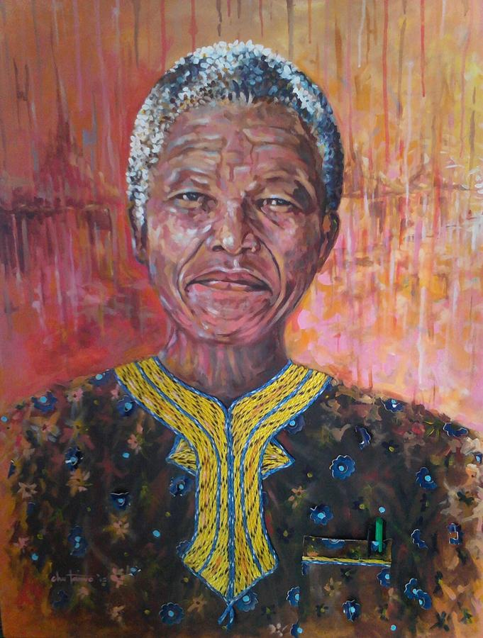 Nelson Andela Painting by Taiwo Ohu - Fine Art America