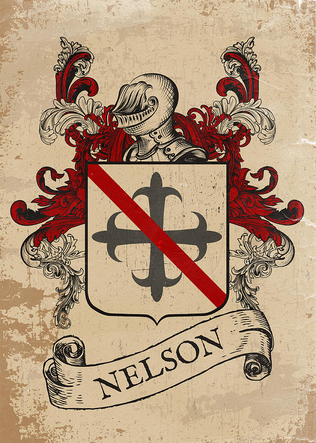 Nelson Coat of Arms - England Digital Art by Daniel Clark - Fine Art ...