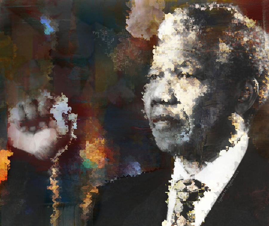 Nelson Mandela - Messiah Digital Art by Lynda Payton