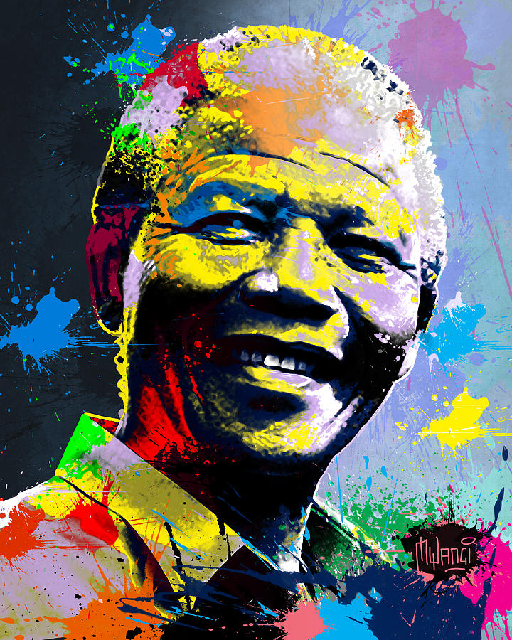 Nelson Mandela Madiba Digital Art by Anthony Mwangi