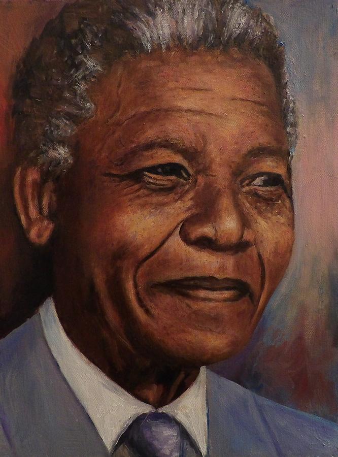Nelson Mandela Painting - Nelson Mandela by Samuel Daffa