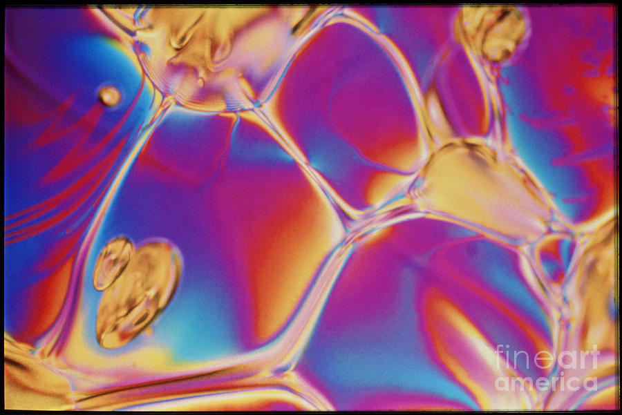 Nematic Liquid Crystal Photograph by James Bell