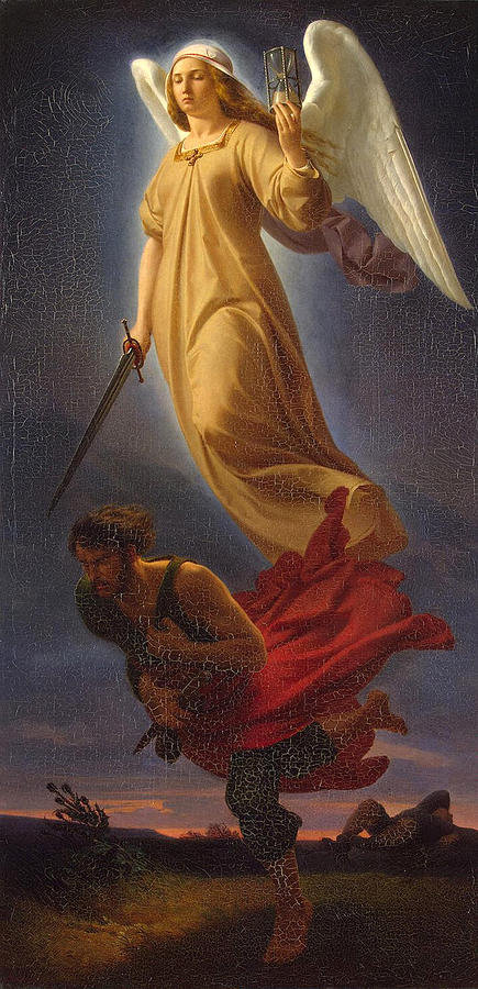 Nemesis Painting by Alfred Rethel