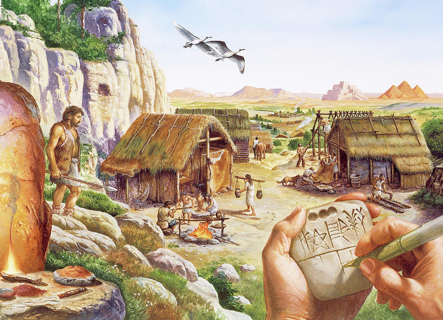 Neolithic Settlement Photograph By Christian Jegou Publiphoto Diffusion Science Photo Library