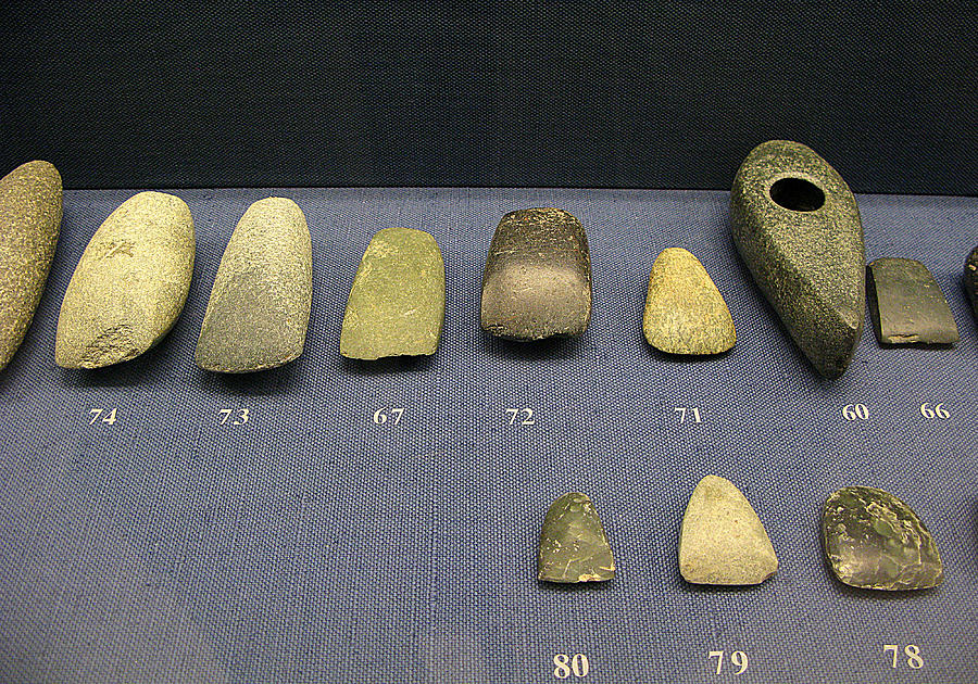 Neolithic Tools Photograph - Neolithic tools by Andonis Katanos