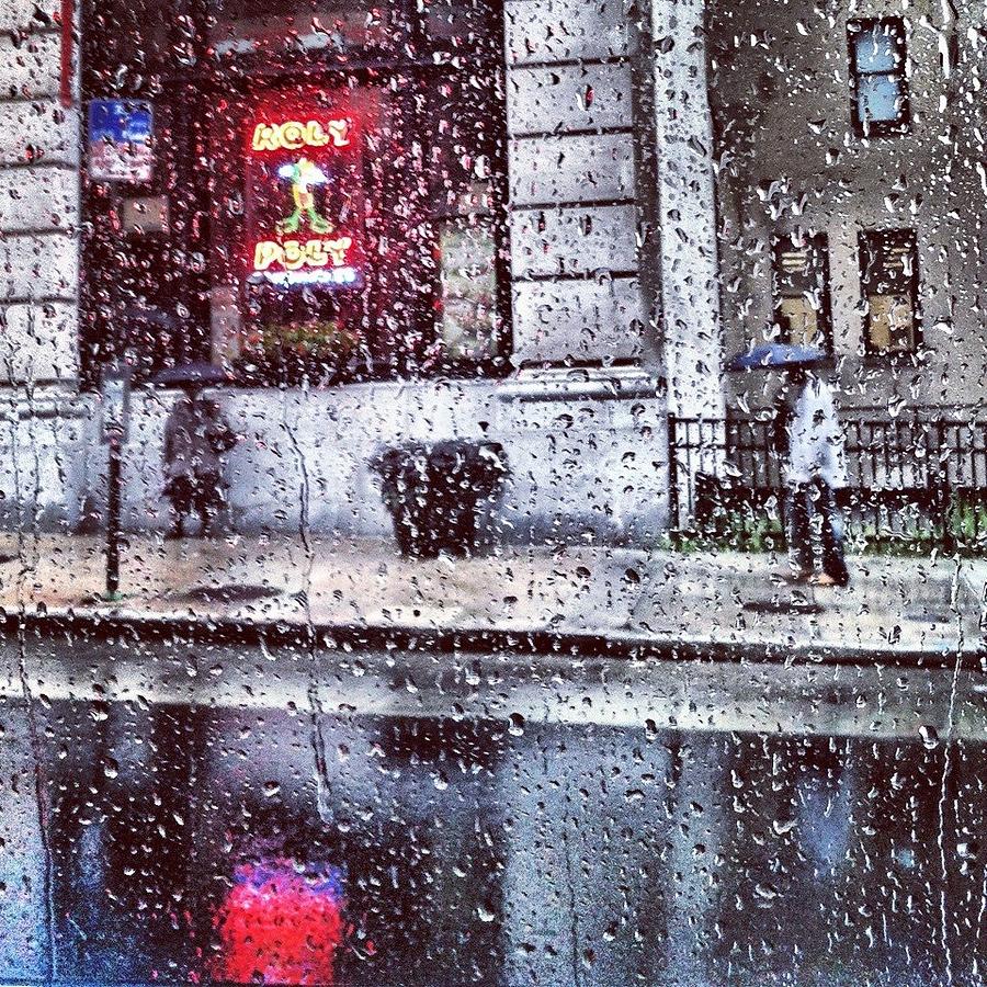 Baltimore Photograph - Neon and Rain by Toni Martsoukos