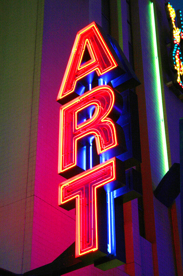 Neon Art Photograph by Beth Taylor