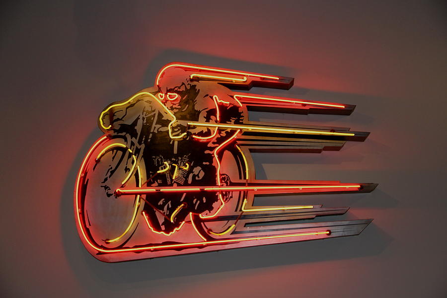 Neon Bicycle Photograph by Jim McCullaugh