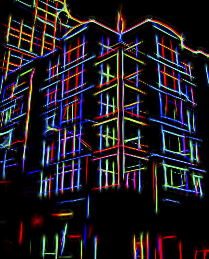 Neon Digital Art by Cathy Anderson