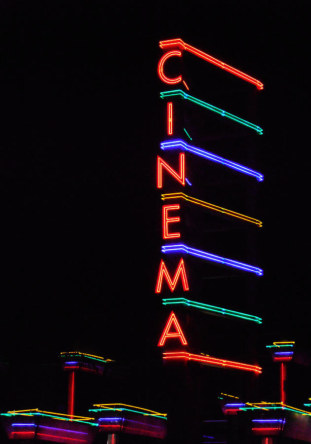 Neon Cinema Photograph by Marcia Socolik