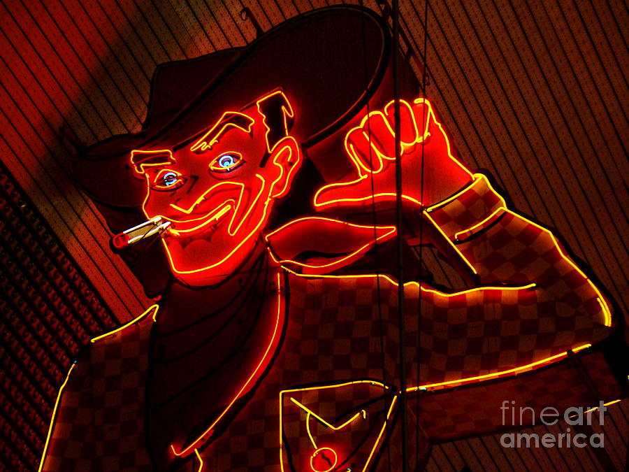 Neon Cowboy Photograph by Eva Kato | Fine Art America