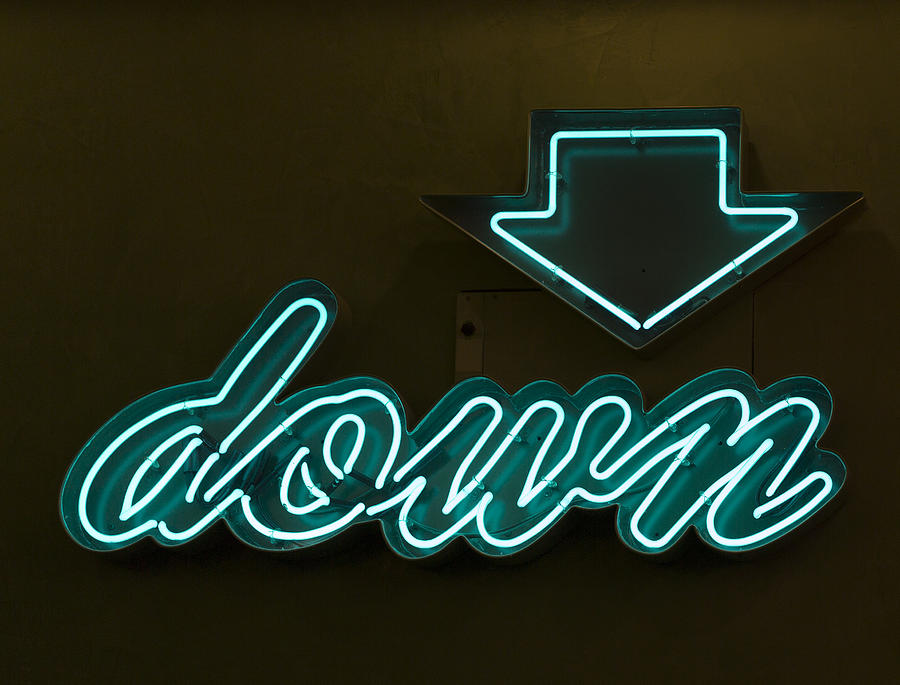 Neon Down Photograph by Scott Campbell