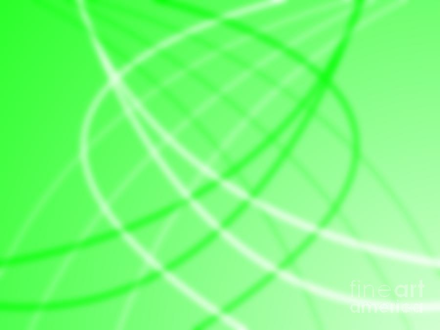 Neon Green Background Digital Art