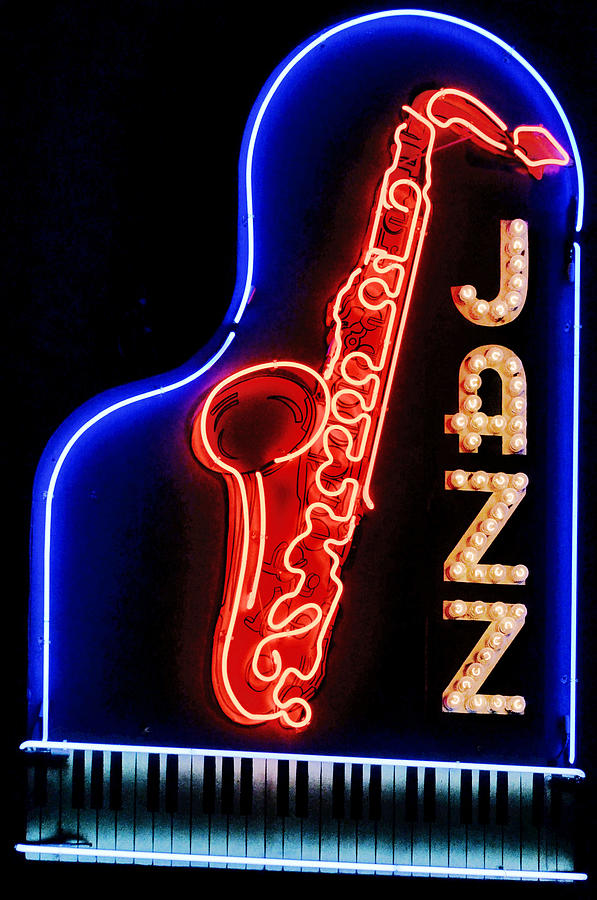 Neon Jazz Photograph by Nadalyn Larsen