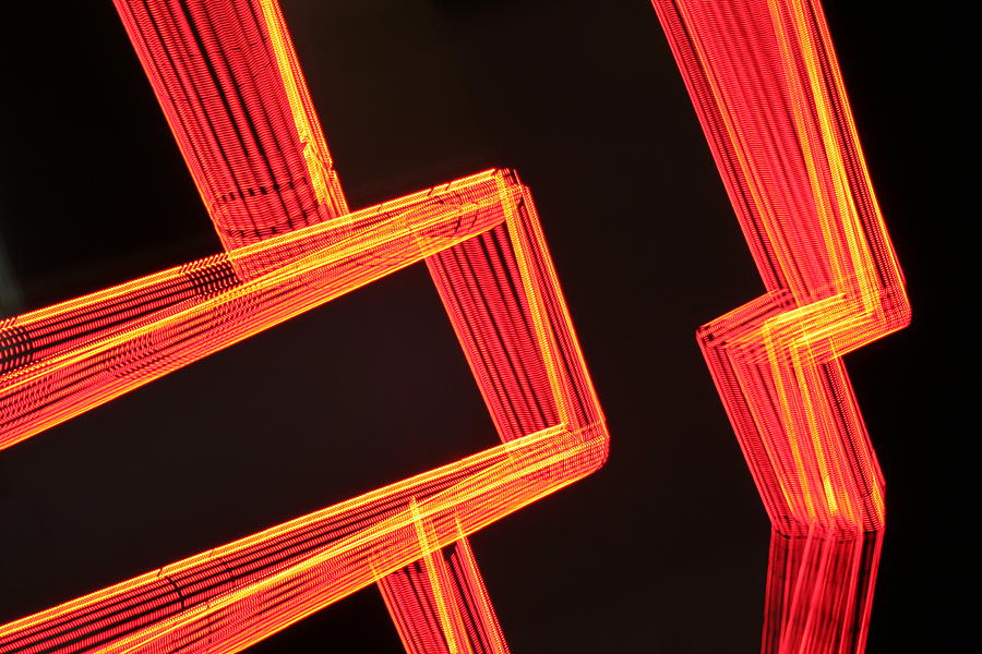 Neon Maze Photograph by Ric Bascobert
