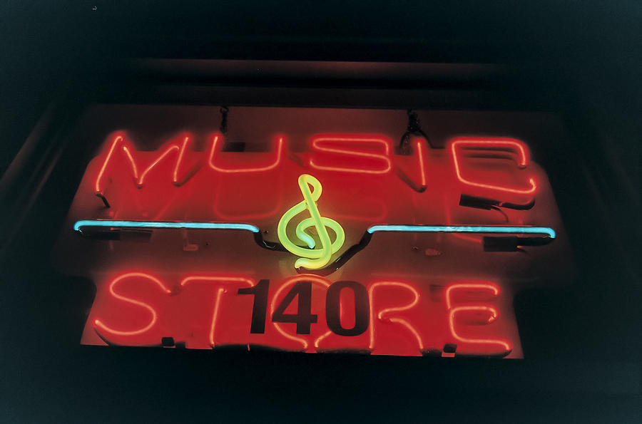 Neon Music Photograph by Caitlyn  Grasso