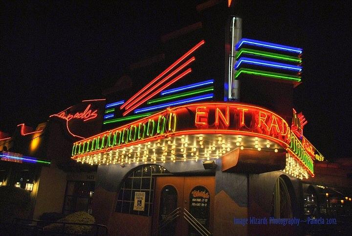 Neon Night Lights Marquee Photograph by Pamela Smale Williams