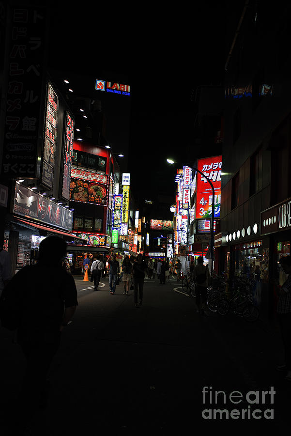 Neon riot in Tokyo Photograph by David Bearden