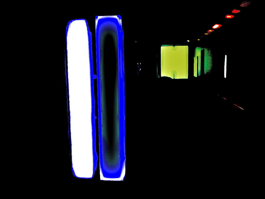Neon Subway Tunnel Photograph by Brooke Friendly