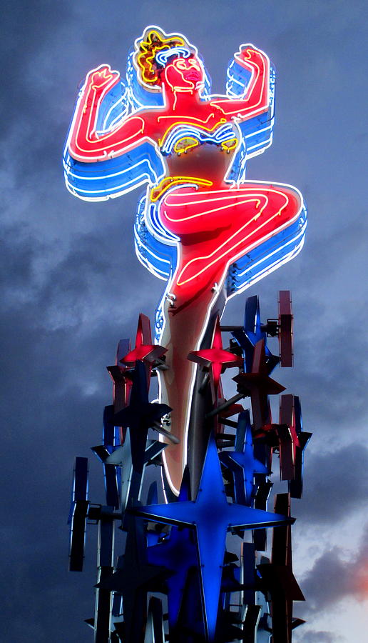 Neon Woman Photograph by Randall Weidner