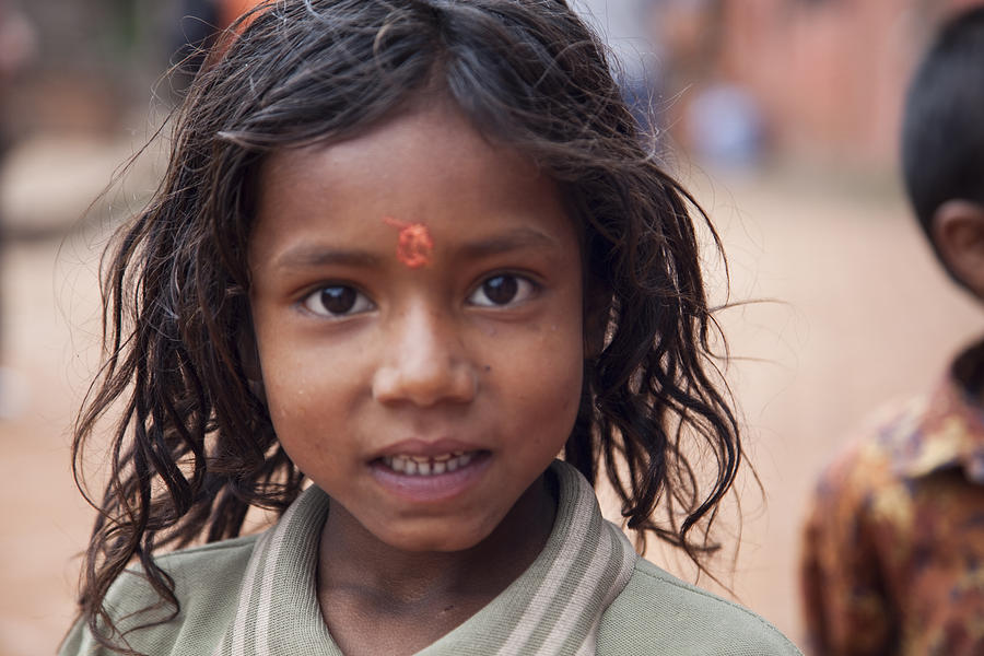 Nepalese children Photograph by Lin Hai - Fine Art America