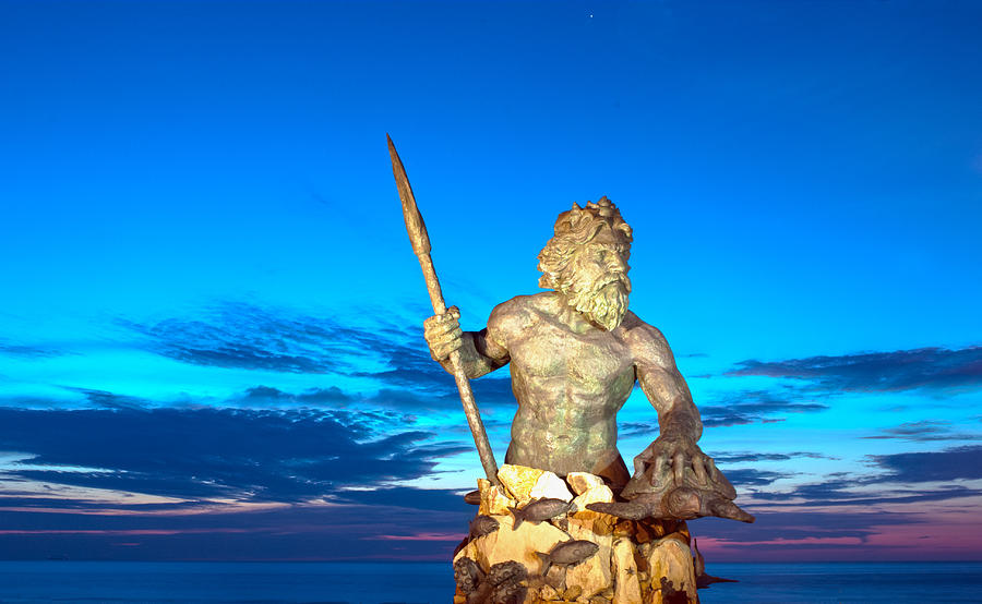 Neptune At Blue Hour Photograph by Steven Barrows