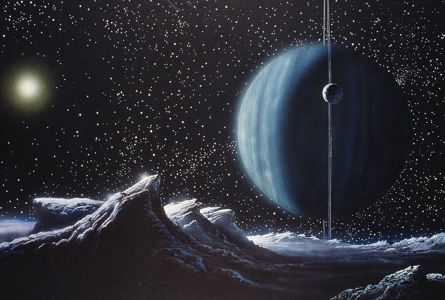 Neptune, Illustration Photograph by Steve A. Munsinger