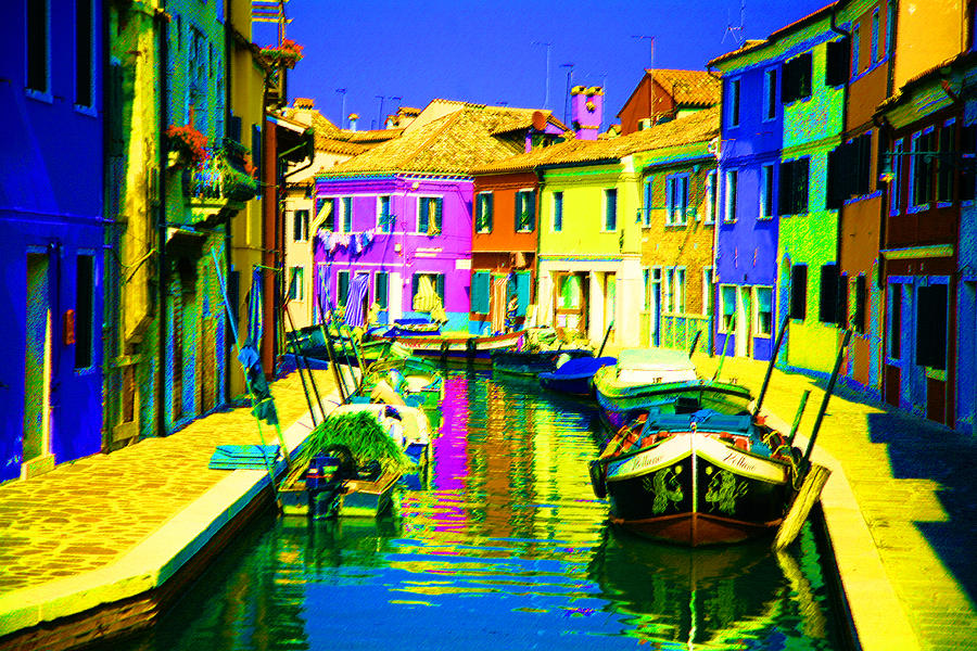 Neptunes Canal Digital Art by Donna Corless