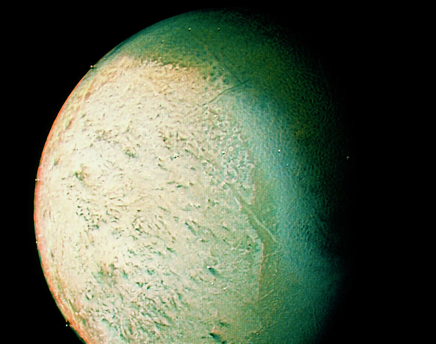 Neptunes Largest Moon Triton Photograph by Nasa/science Photo Library