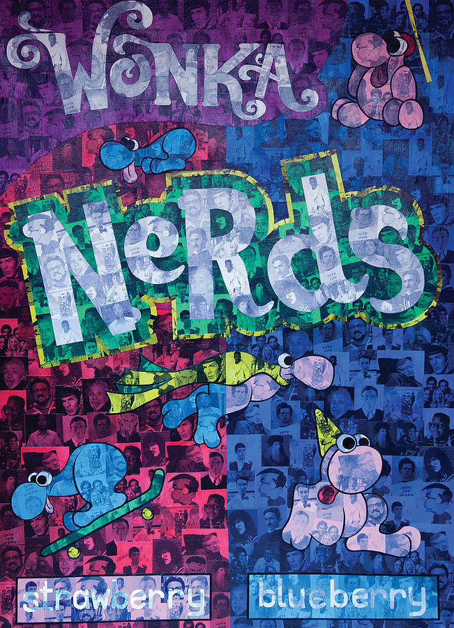 Nerds Painting - Nerds by Brent Andrew Doty Nerds Painting - Nerds by Brent Andrew Doty