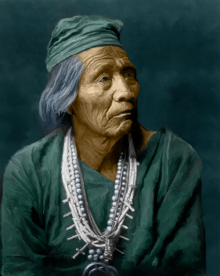 Nesjaja Hatali - Navaho Digital Art by Rick Mosher