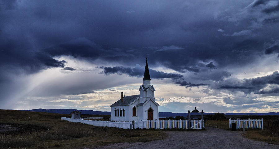 Nesseby Church in Arctic Norway Photograph by Pekka Sammallahti