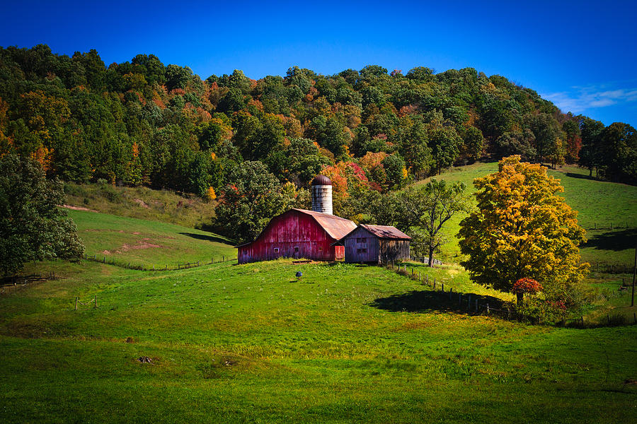 nestled in the hills of West Virginia Photograph by Shane Holsclaw