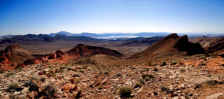 Nevada Desert Panorama Photograph by Alan Socolik
