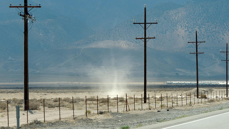 Nevada Dust Devil Photograph