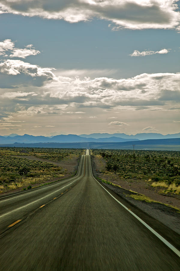 Nevada Road Photograph by Joseph Urbaszewski