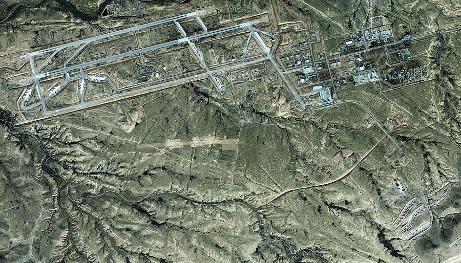Nevatim Air Base Photograph by Geoeye/science Photo Library
