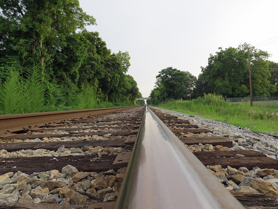 Abstact Photograph - Never ending Railroad by Aaron Martens