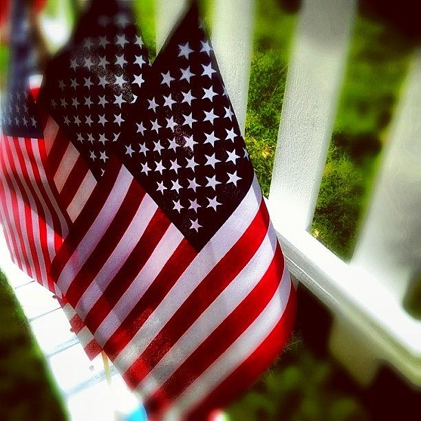 Flag Photograph - Never Forget by J Lopez