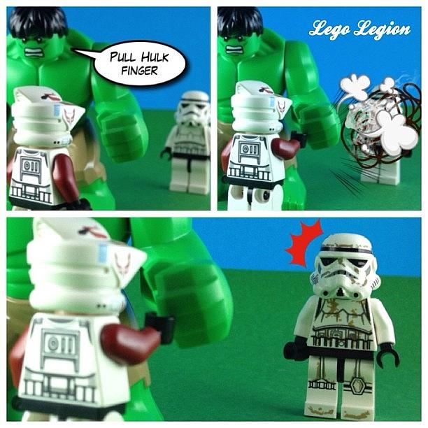 Hulk Photograph - Never Pull Hulks Finger!
#legolegion by Lego Legion